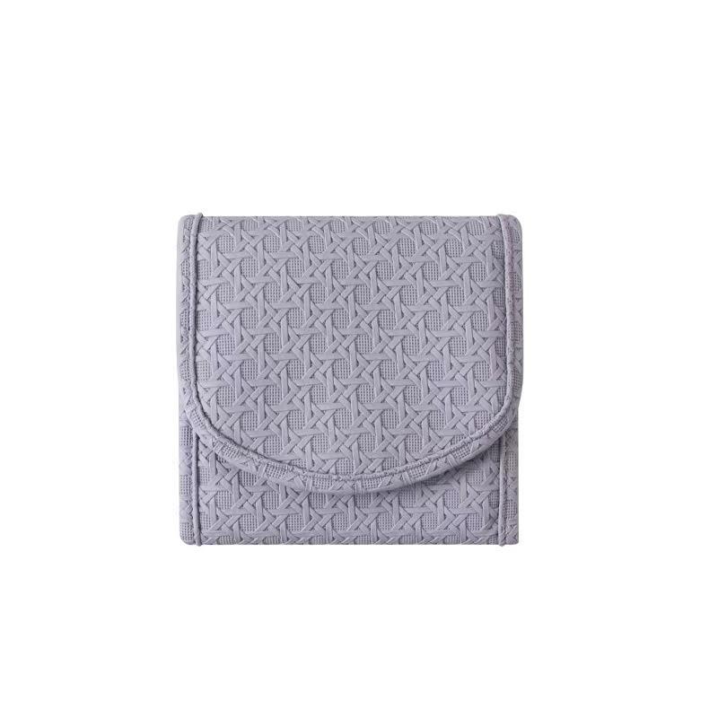 Foldable Portable Travel Jewelry Bag for Necklace Earrings Rings Jewelry Case Organizer Journey Storage Bags for Women Girls