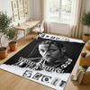 Personalized Crystal Velvet Carpet,Travis Scott Custom Printed Name, Plush Area Rug For Home Indoor Decor