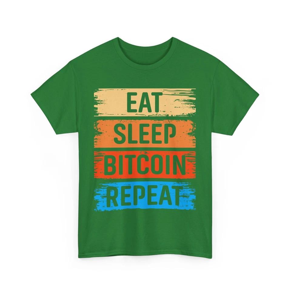Buy Bitcoin T-Shirt – Funny Crypto Investor Blockchain BTC Graphic Tee 4 L