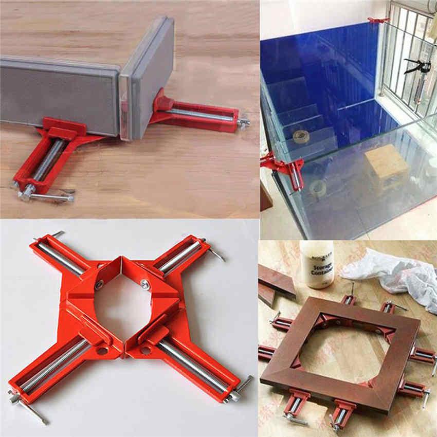 Pince d'angle à 90 degrés 100 mm Pinces à onglets Pince d'angle Support de cadre Outils pour le travail du bois