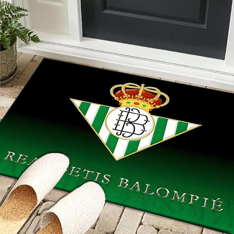 1PC rug Real Betis Crest Artwork Carpet, Chair Rug,Area Rug for Office Bedroom living rooms bedroom, Doormat decor Christmas fan gifts