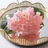 Artificial Hydrangea Single Stem with Leaves - Fake Flower for Wedding, Home, and Photography Decor