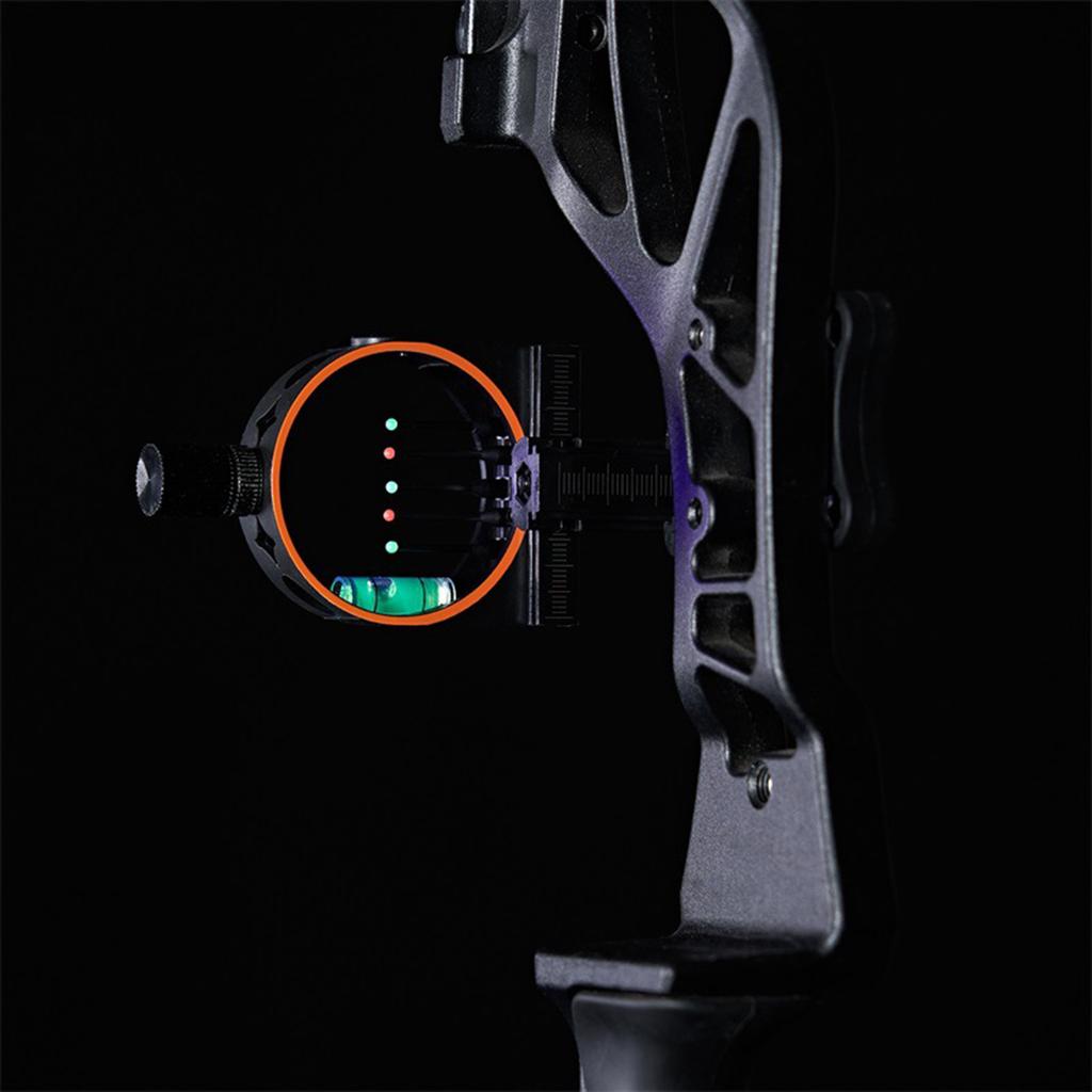 Compound Bows 5 Pin Archerys Bows Sight Replacement Five Pin Bows Sight Plastic Five Needle Aimings Scope for Shooting