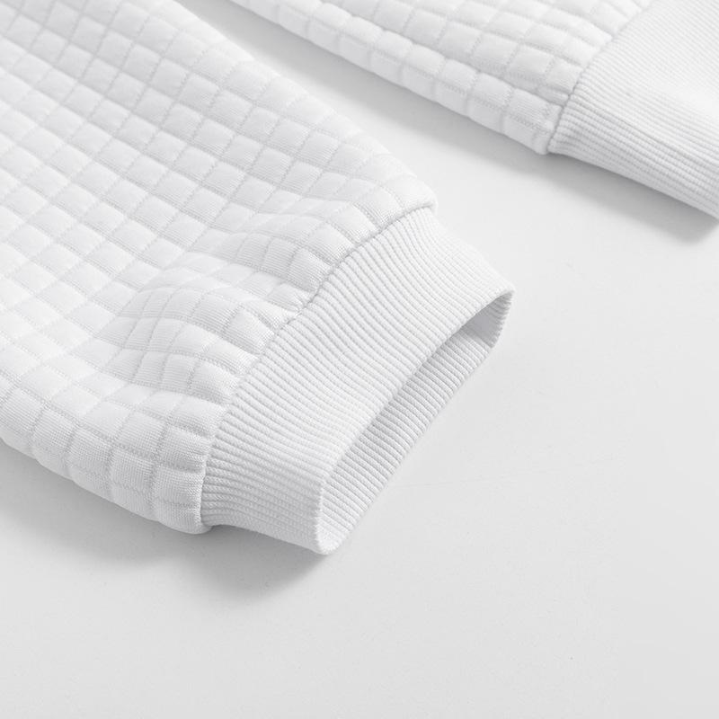 Autumn and Winter Men's Long-sleeved T-shirt Solid Colour Round Neck Knit Shirt Slim Small Square Men's Internal Bottoming Shirt