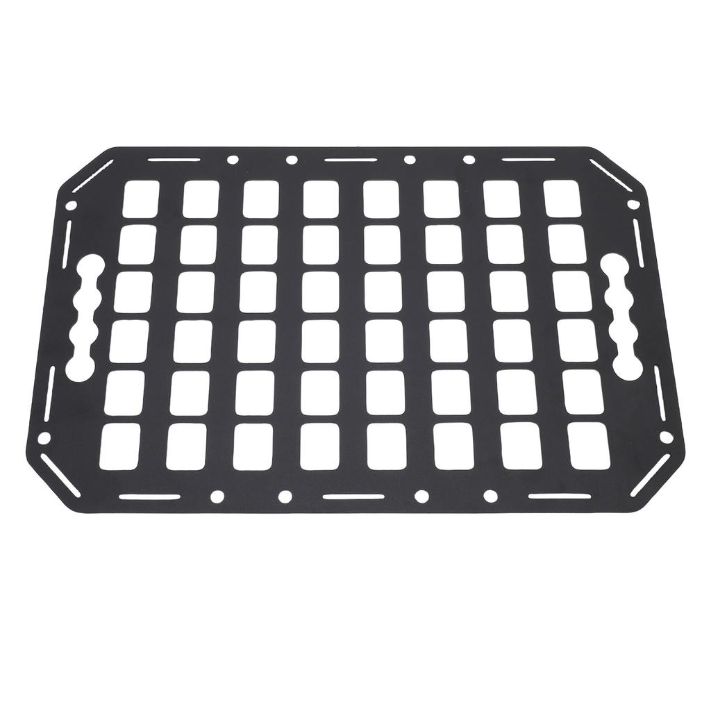Truck Bed Molle Panel 432x273x2mm Aluminum Side Bed L Track Molle Panel for Sedan SUV Pickup Van RV