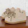 Small chubby model warm and heightened platform bread shoes autumn and winter new comfortable casual sports cotton shoes SL