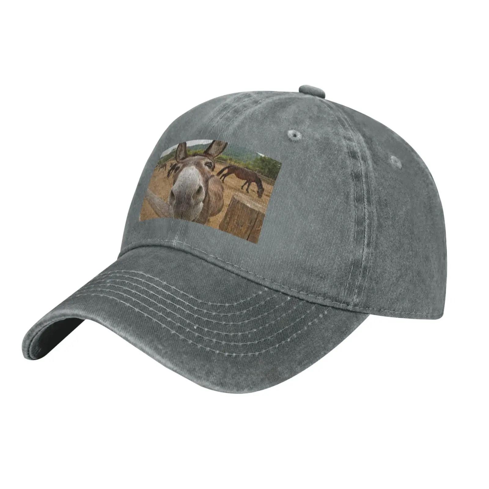 

Funny Donkey Baseball Cap Cowboy Hat for Men Women Adjustable Classic Hats Caps Dad Golf Hat Adjustable& 8Y