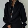 Women  Autumn Winter Sports Warm Suit Casual Zipper Sweatshirts And Trouser Tracksuits