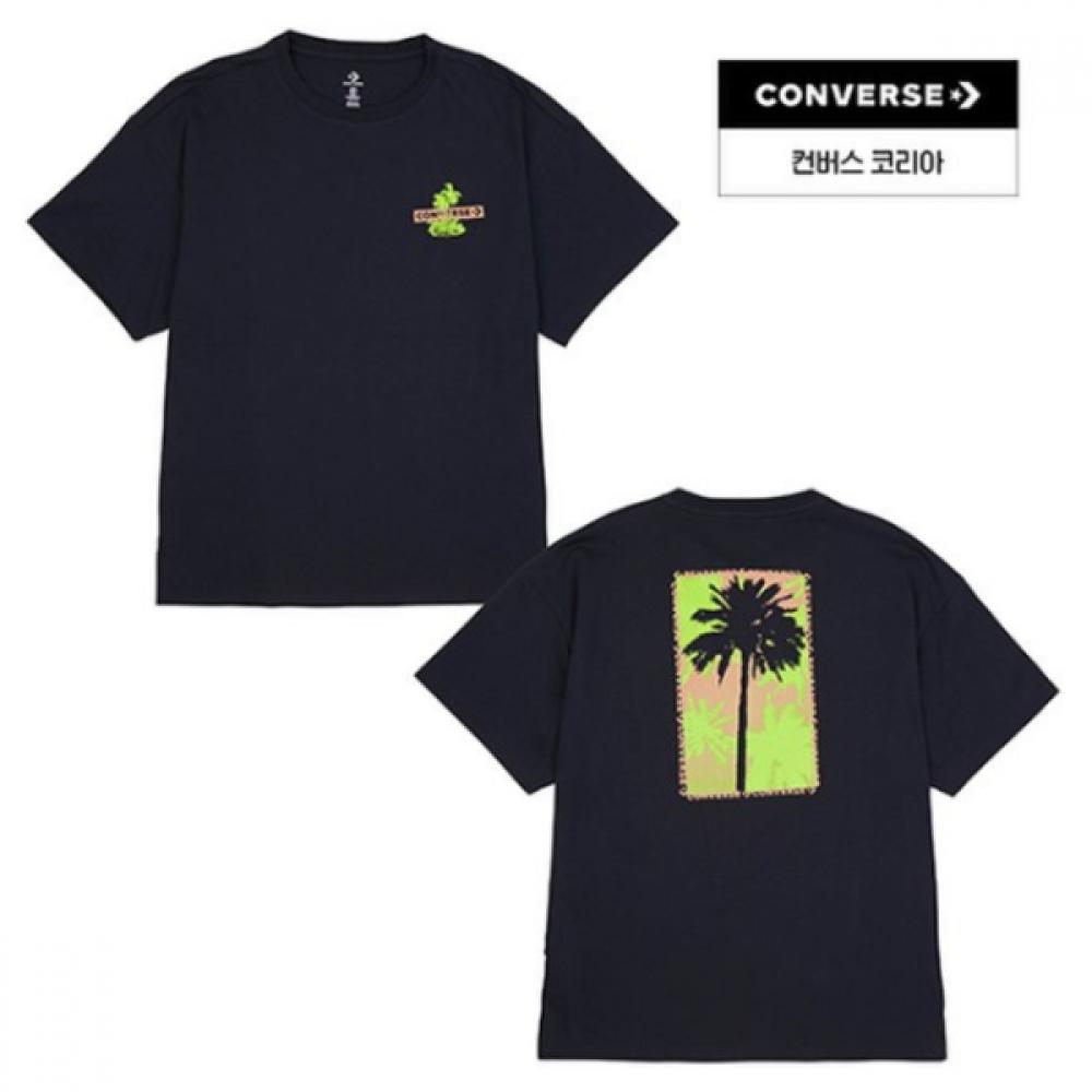 Converse Festival Palm Tree Tee Black 10027152 A02 110