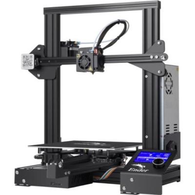 3D tiskárna - Creality - Ender-3 - FDM - Černá - Velký tiskový objem