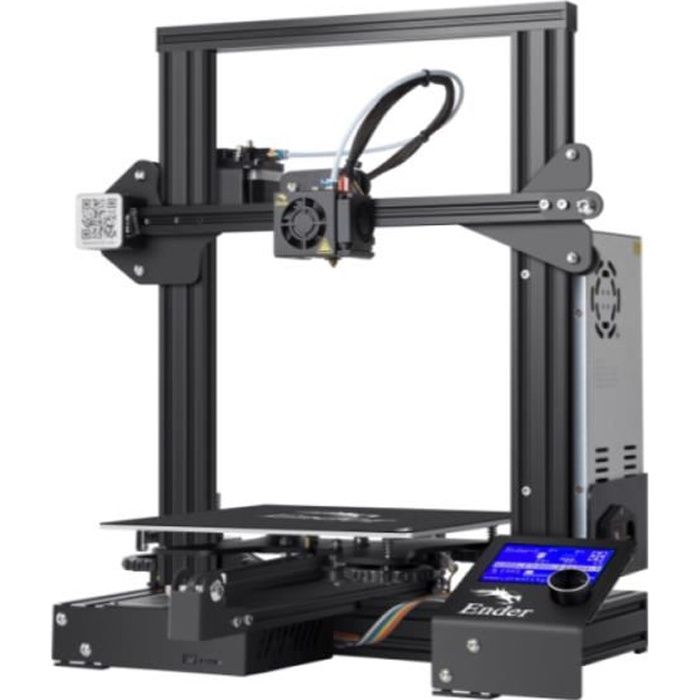 Bazarland30 3D-printer - Creality - Ender-3 - FDM - Zwart - Groot afdrukvolume