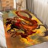 Chinese Dragon Gaming Accessories Floor Mat Rectangle Anti-slip Home Soft Badmat Front Door Indoor Outdoor Mat Welcome Doormat