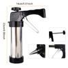 Press Gun Kit Stainless Steel Biscuit Press Gun Set With 13 Discs And 7 Icing Tips