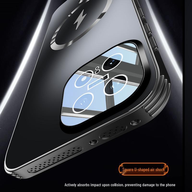 IQOO15 Magnetic Honeycomb Heat Dissipation Lens-Integrated Protective Case