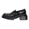 Dr. Martens Maybole Leather Comfortable Square-Toe Loafers 4.4cm Unisex Loafers Black 42063001