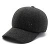 Hat Men's Winter Fleece Ear Protector Warm Cap Dad Grandpa Outdoor Cold Baseball Cotton Hat
