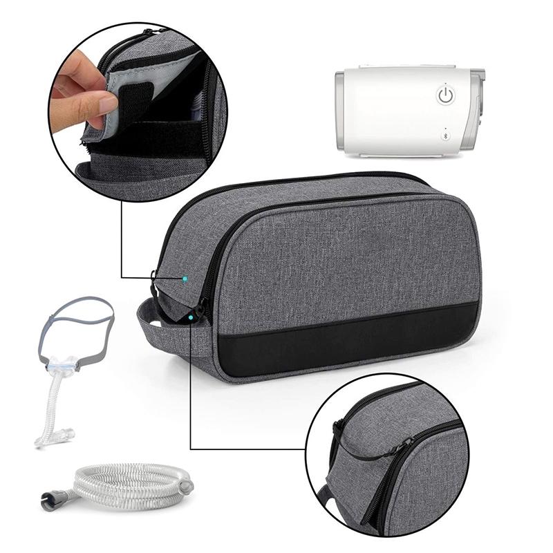 Cestovná prenosná taška na uloženie CPAP vybavenia a potrieb Cestovné puzdro na CPAP pre CPAP prístroj a príslušenstvo