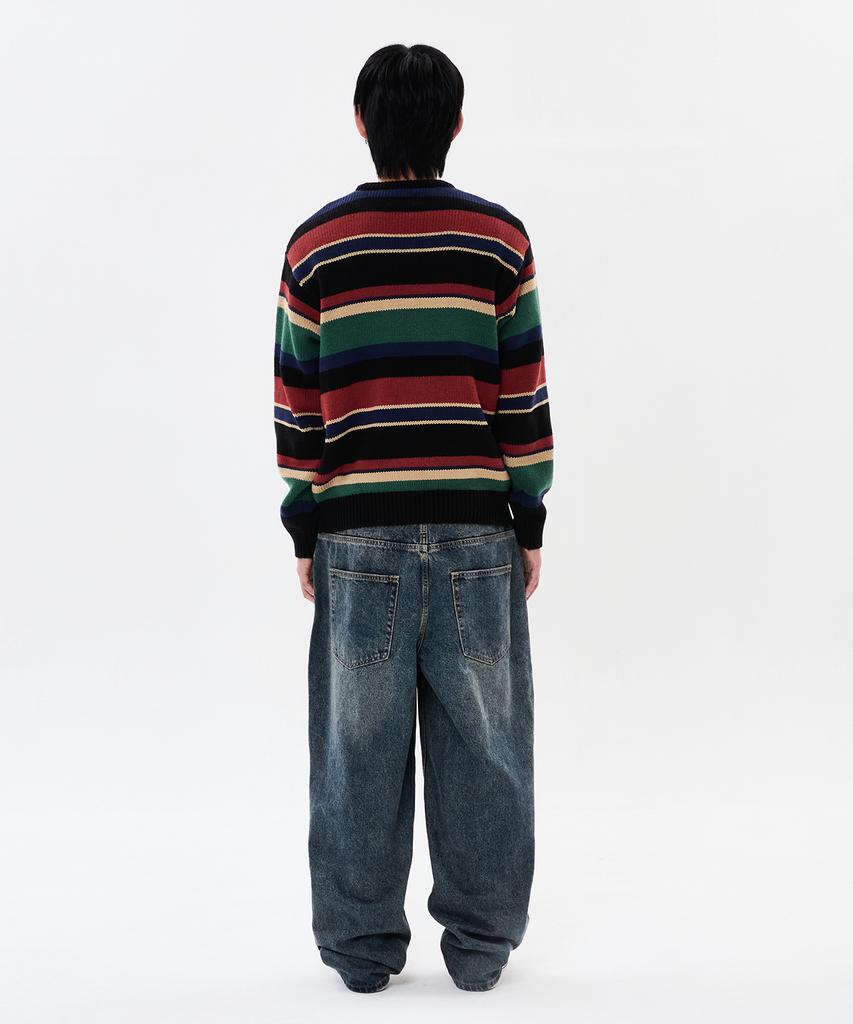WKNDRS Multi Stripe Knit (Black)