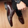 Herren formelle Business Lederschuhe neu große Größe Mode Plateau hohe Absätze lässige Herrenschuhe lässige Sport Herren Slipper
