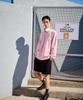 KANDINI Pink Pocket Long Sleeve T-Shirt_Unisex