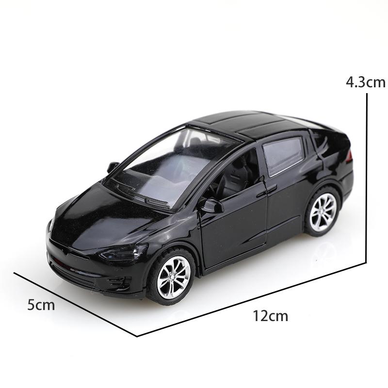(Bagged) 1:36 MODEL X Sedan, Alloy Simulation Car, Simulation Children's Alloy Toy Car, Toy Model, Car Ornament, Boy's Toy Birthday Gift.