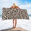 Exotischer Blumendruck Weiches Mikrofaser-Badetuch Groß Wasserabsorbierend Für Strand und Surfen