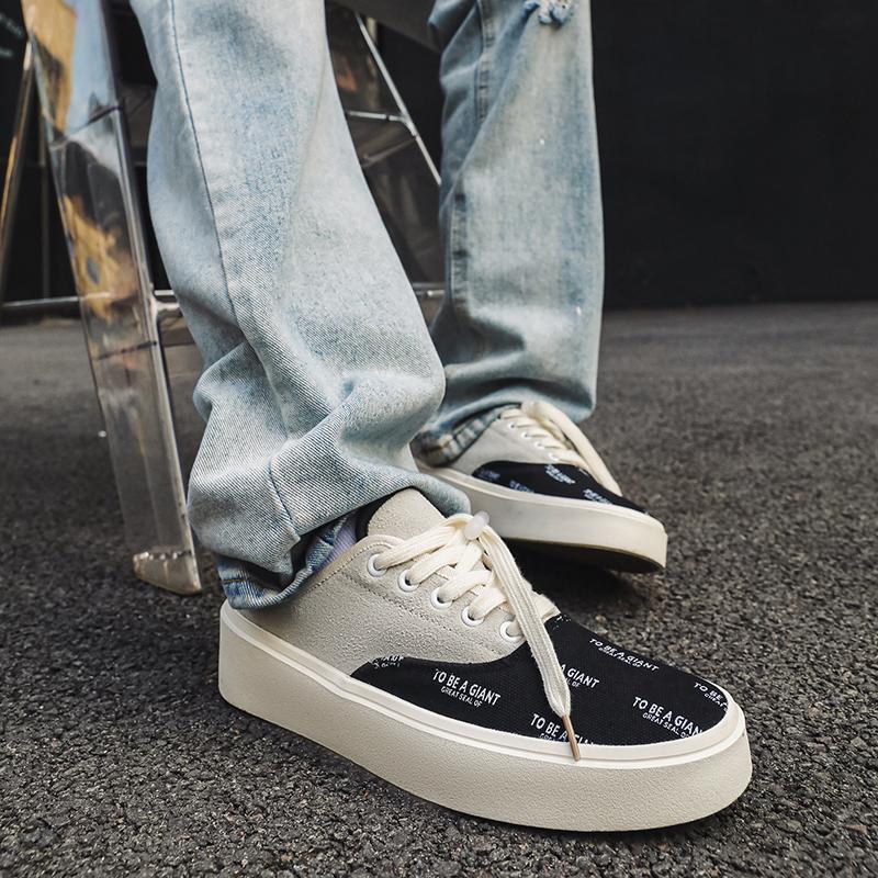 

2024 Новинка Маленькая толпа Китай-шик Новые парусиновые модные дышащие повседневные тканевые туфли Тренд Универсальные низкие полутапочки 39 чёрный