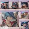 Brant Wuthering Waves Cute Cushion Cover Natural Linen Organic Fabric Double-Sided Printing Sofa Home Decor Gift Pillow Case
