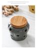 Creative Ceramic Storage Jar with Ventilation for Garlic, Ginger, and Chili Peppers