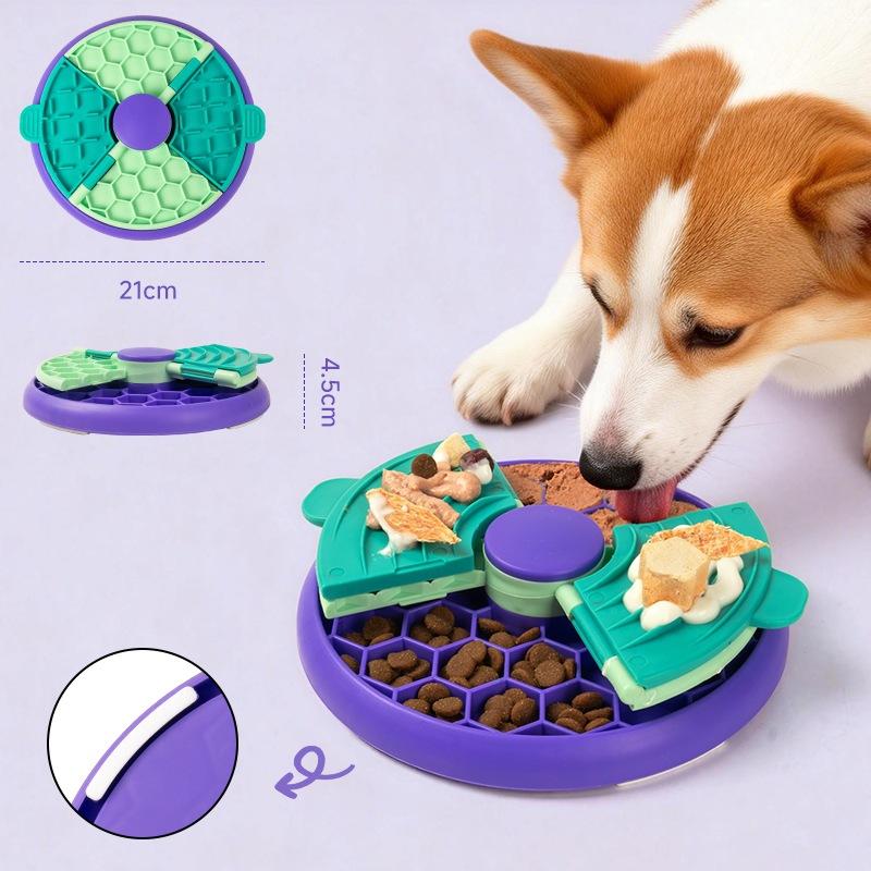 Pet Intelligence Slow Eating Device - Dog Interactive Toy - Anti-Choking Training Feeding Tray - Pet Supplies