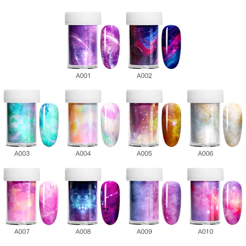 Lace Nail Foil Holographic  Manicure Nail Art Transfer Sticker Wrap Foil Sticker