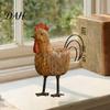 Resin Piglet or Chicken Statues Country Style Pig/Rooster Figurine, Rustic Farmhouse Animal Statue, Pastoral Tabletop Decorations Desktop Ornaments