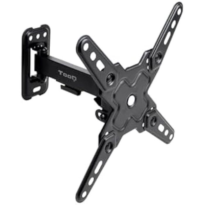 Support Mural - TOOQ - LP1343TN-B - Inclinable - Rotatif - 20 Kg - Noir