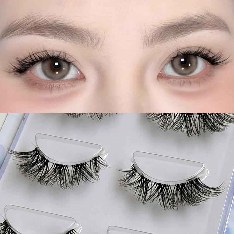 

GM30 Exaggerated Fox Eye Curled False Eyelashes - Crossed Aura Style