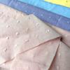 145x50cm Thin Transparent Solid Color Cut Flower Dot Jacquard Embroidery Cotton Sewing Fabric Making Doll Clothes Girl's Costume