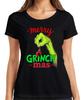 Merry Grinch Mas Christmas Grinch Funny Xmas Bauble Gift Ladies Tshirt