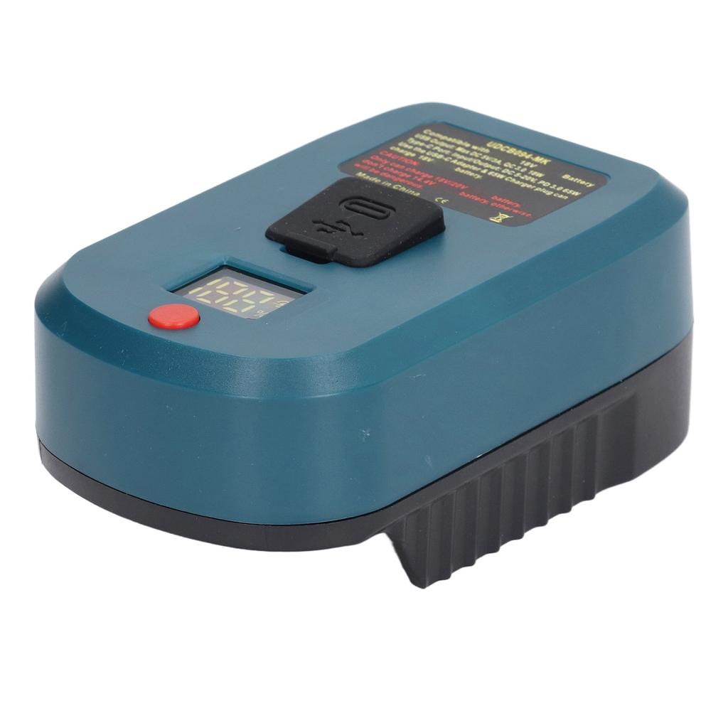 Battery Adapter Digital Display 18V Lithium Battery To USB Type C Output for BL1830 BL1850 BL1840
