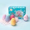 Lot de 6 Boules de Bain Œufs de Dinosaure pour Enfants, Coffret Cadeau Boules de Bain Faits Main avec Surprise à l'Intérieur, Mégabulles, Ingrédients Naturels, Idéal pour Anniversaire et E