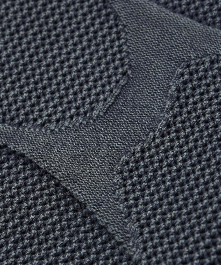 CRITIC Wormhole Logo Natural Dyeing Mesh Knit Charcoal