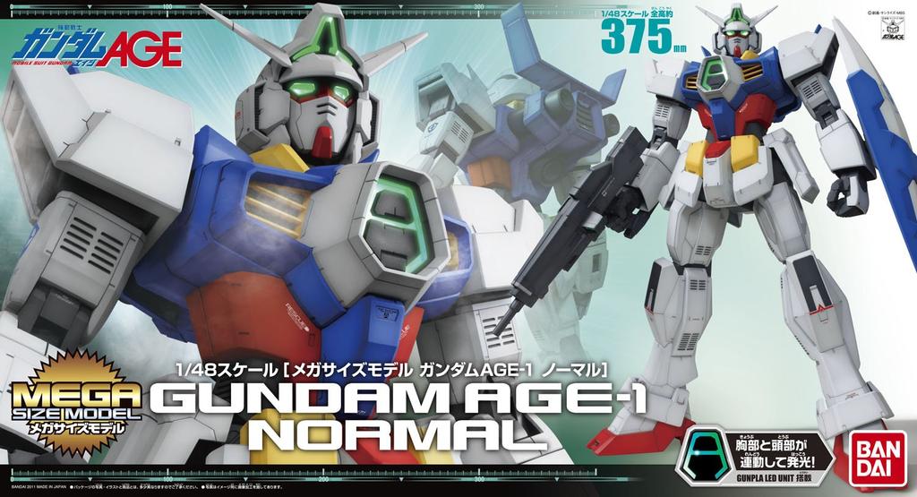 MEGA SIZE MODEL Gundam Normal Suit Gundam 1/48 AGE-1 AGE-1 (Mobile AGE)