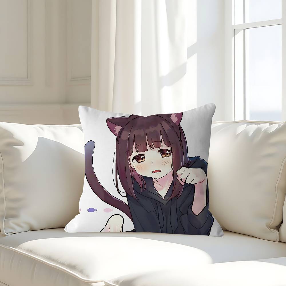 M-Menhera-chan Personalized Pillow Dust Cover Bedroom Kids Party Decoration Pillowcase Birthday Children Gift