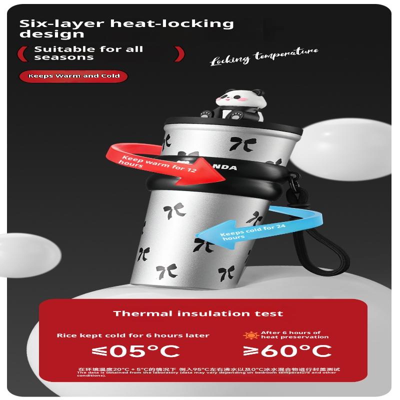 Nerezový Velký Král Hrnku Velkokapacitní Hrnky na Kávu do Auta Láhev na Čaj a Vodu Vakuová Termoska Přenosné Hrnky Hrnky se Slámkou