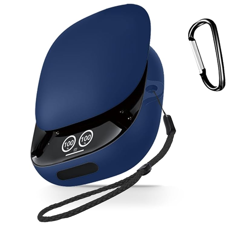 

For Anker Soundcore Liberty 4 For Pro case cover silicon case [HUKWIMO] With carabiner with strap Shockproof waterproof dustproof Can be charged while