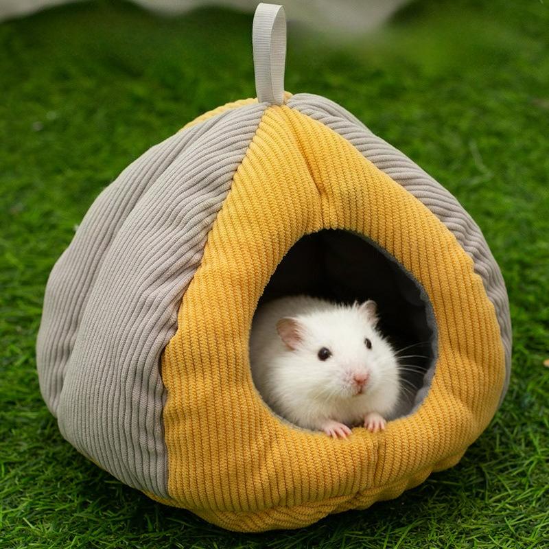 Hamster Winter Warm House Small Pet Nest Sleeping Bed Hamster Cage Rabbit Accessories Rabbit Cage Hamster Accessories