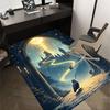 1pc Longing for the Castle Carpet, for Home & Office Decor, Desk Chair Carpet, Festive Gift,Conference Room CarpetL1084