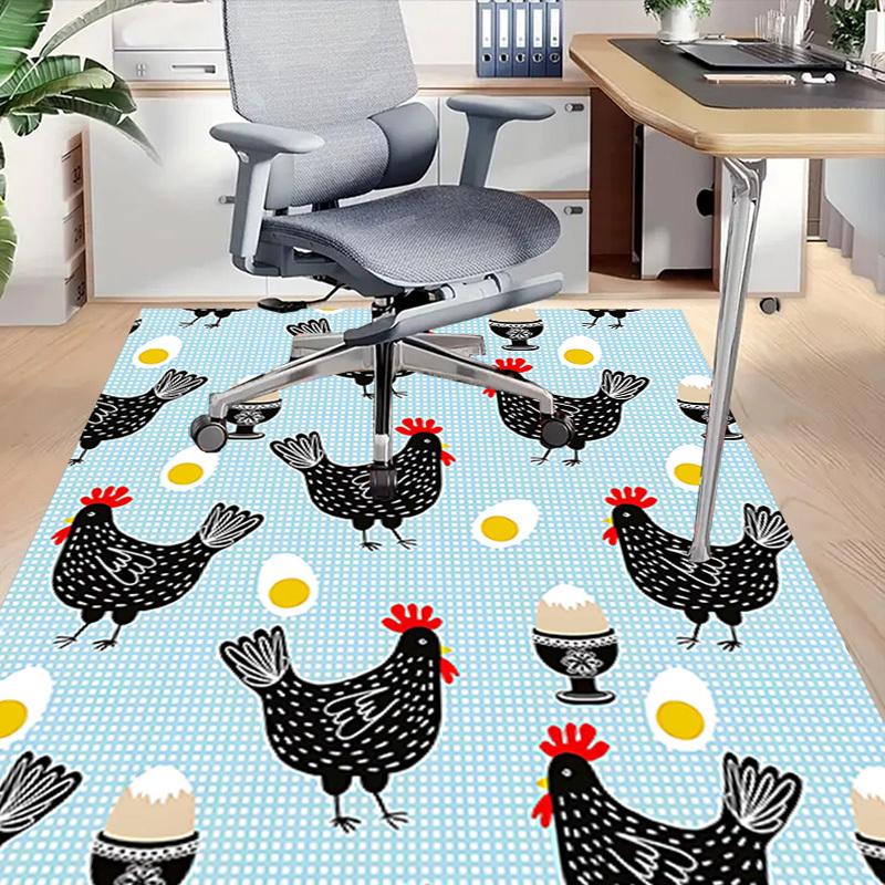 1PC Chicken Egg Extra Large Non-Slip Floor carpet, Office, family, bedroom, Studio - Large Area Rug Indoor Rugs, Vibrant Colors-A278