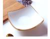 Ceramic Deep Soup Plate Square European-style Deep Mouth Square Dish Serving Dish