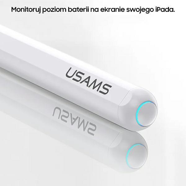 USAMS Magnetic Stylus Active Touchsensitive Pen Stylus White/White Zb254Drb01 (Us-Zb254)
