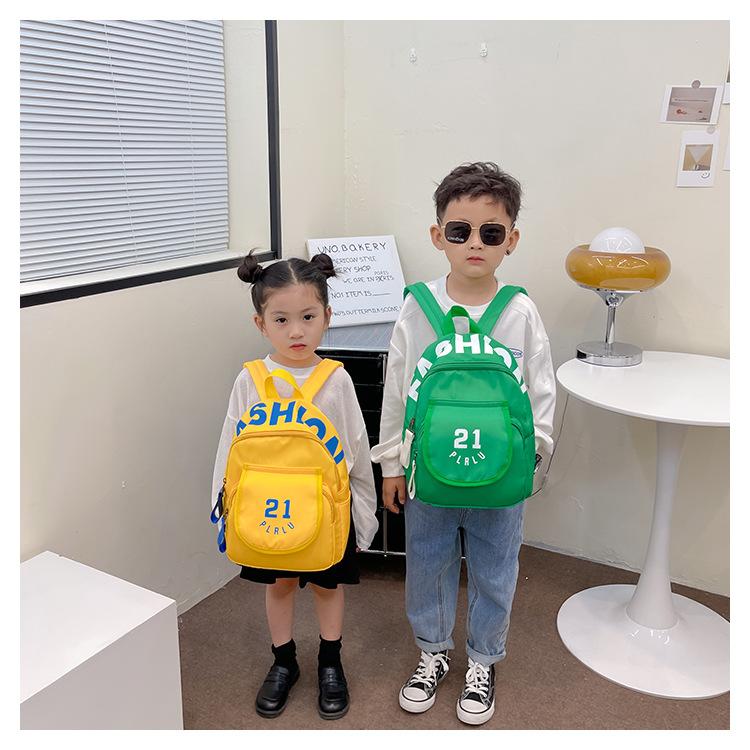 Sac d'école pour enfants Ins Sac à dos pour garçons et filles pour l'école primaire Sac à bandoulière pour la maternelle, la classe moyenne et la grande