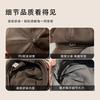 British style PU cap retro big brim newsboy hat early autumn versatile face small cloud hat octagonal hat